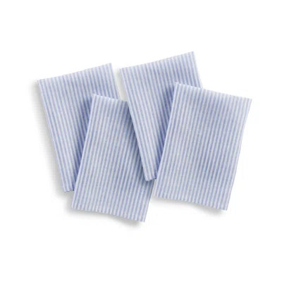 Narrow Stripe - 100% Pure Linen Square Dinner Napkins | Wayfair Professional