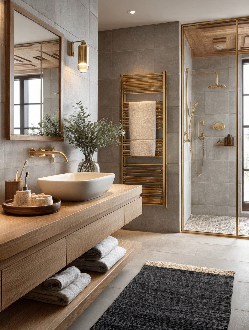 Bathrooms should never feel like an afterthought.

You can style an entire home beautifully, but when the bathroom feels flat or unfinished, the overall space loses that sense of intentional luxury. Sometimes the transformation does not require a renovation. It comes down to one strong statement detail.

And this oversized towel rack is exactly that piece.

A tall elegant towel warmer or towel rack instantly adds height, structure, warmth, and that designer-hotel feeling modern bathrooms are known for. It quietly fills vertical wall space while doubling as both function and decor, which is why it works so beautifully in minimalist, modern, neutral, or even bold bathrooms.

The key is scale. Don’t go too small if your wall allows for more presence. An extra-long towel rack like this creates a much stronger visual impact and immediately makes the bathroom feel more custom and elevated. Pair it with warm wood tones, brushed gold fixtures, soft gray tiles, or clean white finishes for a timeless modern look.

And the best part? This statement piece works beautifully across almost every bathroom style — from simple builder-grade bathrooms to luxurious spa-inspired spaces.

We’ve curated multiple sizes and finishes so you can find the version that fits your bathroom perfectly. Because great design is often one thoughtful upgrade away.

#BathroomDesign #ModernBathroom #QuietLuxury #ElegantAndDriven 

 #LTKHome