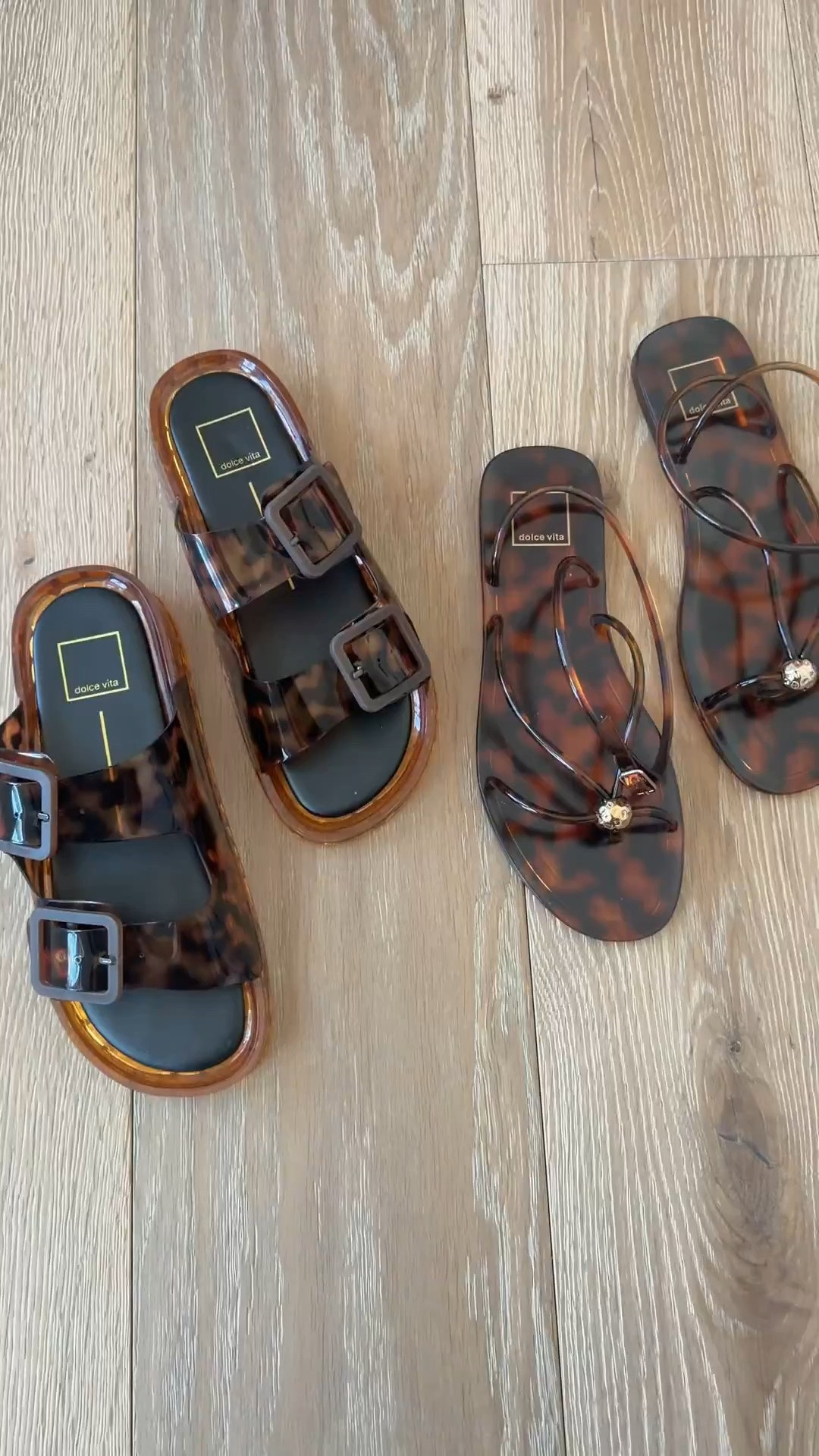 Got a second color in the first jelly sandal because I wear them so much…they are so comfortable! 
Just looove the chic minimal look of this second style! Both run true to size 
Leopard tortoise sandals 
Dolce vita summer jelly sandals for women 
Trendy sandals for summer

#LTKootd #LTKSeasonal #LTKSwim

#LTKU #LTKOver40 #LTKTravel