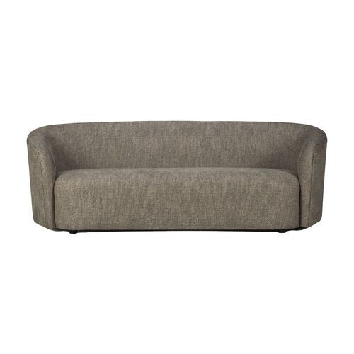 Ellipse Curved Back 85" Sofa - Ash - Ethnicraft | Couch, Settee - Gray - Comfortable, Durable | One Kings Lane