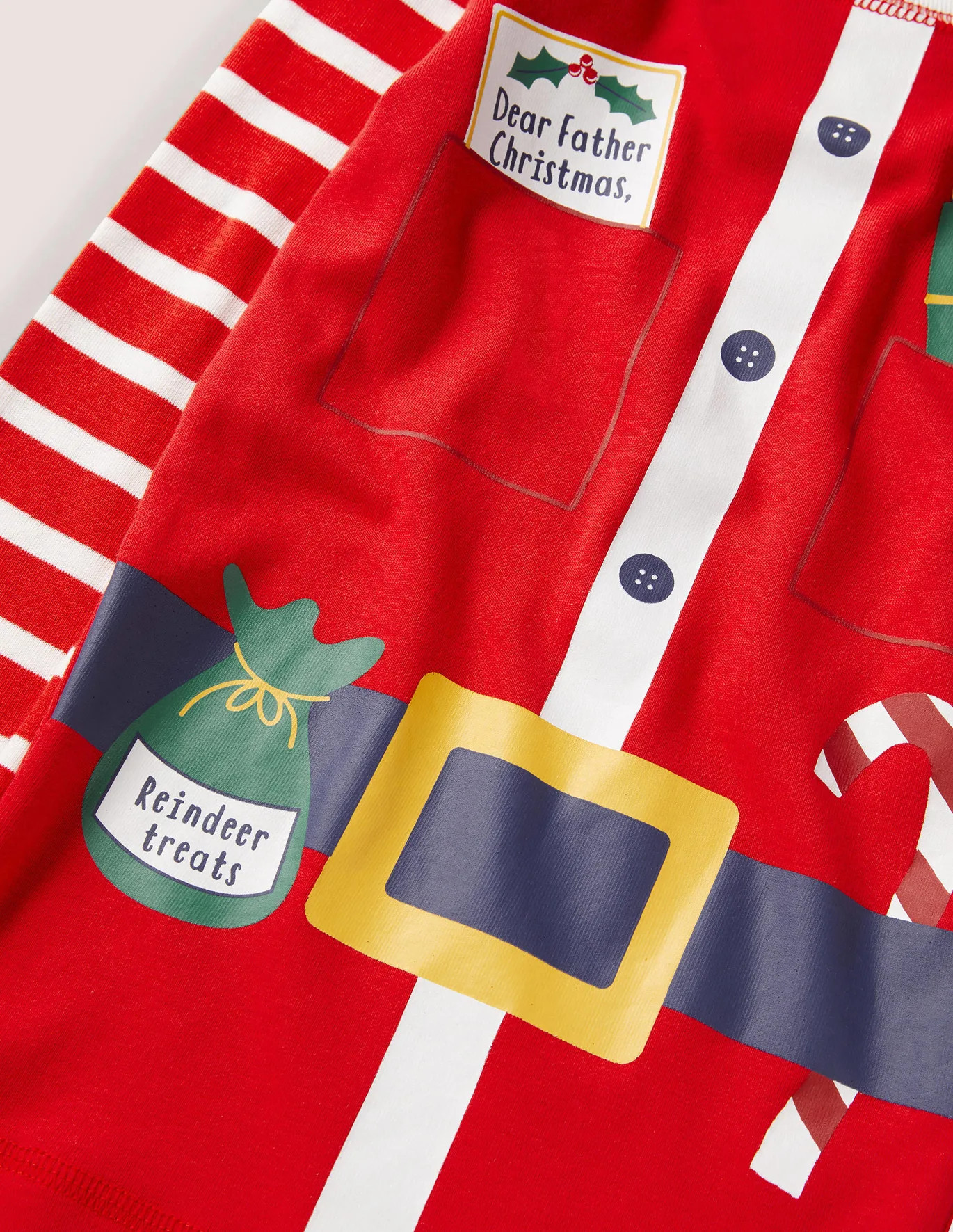 Dream Big Long Pyjamas - Red Father Christmas | Boden (US)