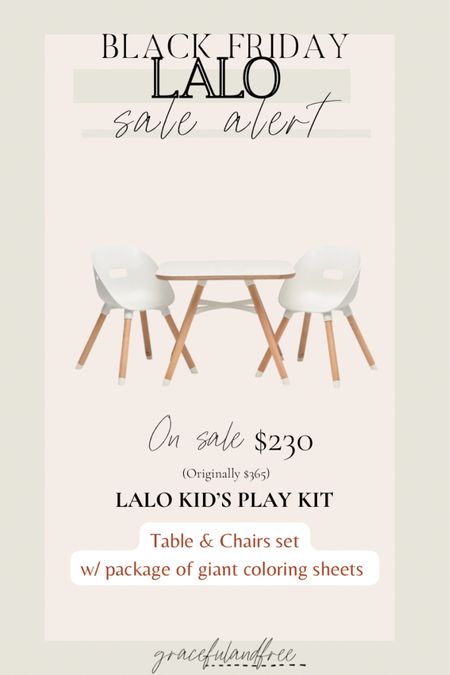 Great gift idea for little kids and toddlers! 
Lalo table and chairs set! 
Comes with giant coloring sheets that fit perfectly on the table! 
Kid’s Christmas Gift Guide  

#LTKHoliday #LTKGiftGuide #LTKSeasonal