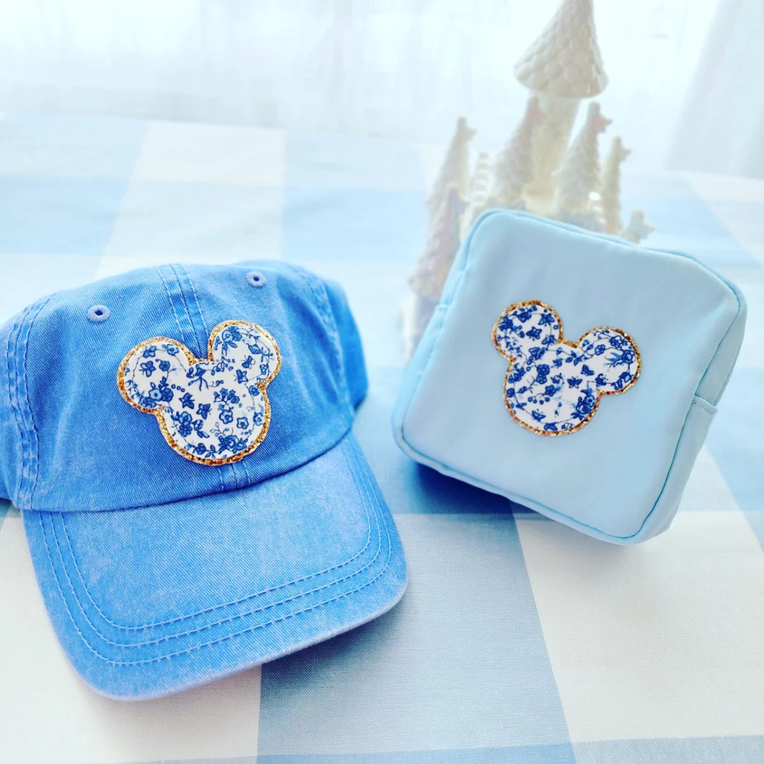 Autism Acceptance Month Blue Floral Cap or Blue Floral Mouse - Etsy | Etsy (US)