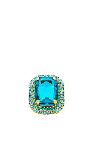Elizabeth Cole Ariana Ring in Blue. - size 6 (also in 7) | Revolve Clothing (Global)