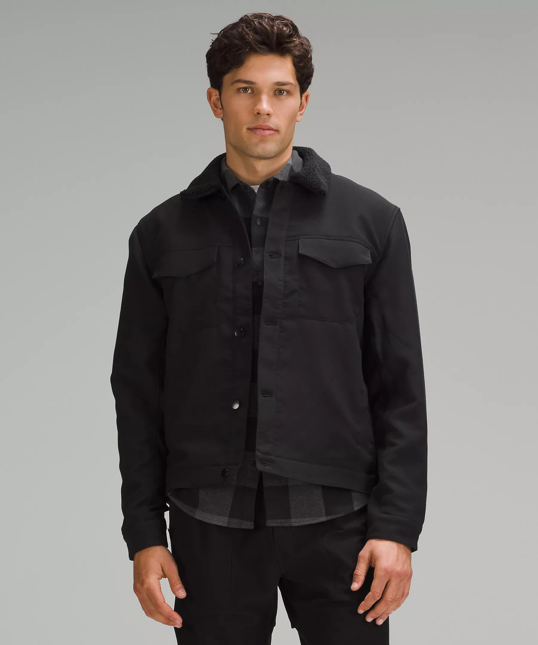 Sueded Utility Jacket | Men's Hoodies & Sweatshirts | lululemon | Lululemon (US)