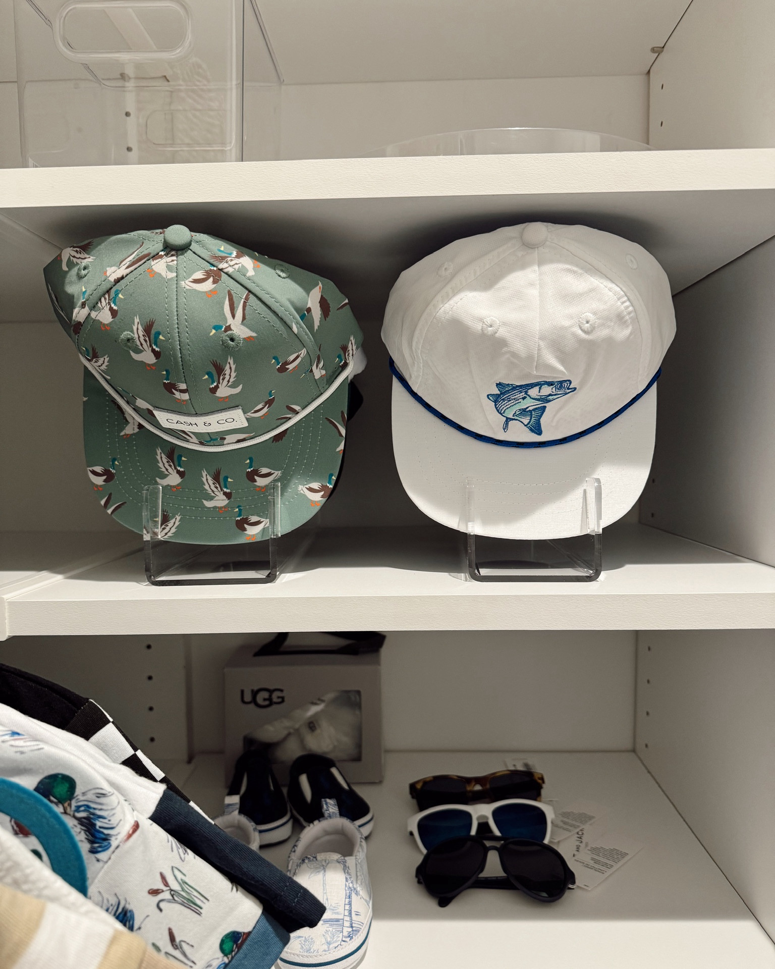 Baby boy closet organization, hats, sunglasses, clothes

#LTKHome #LTKBaby #LTKFamily