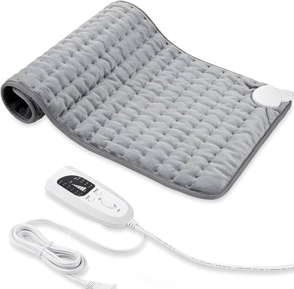 Heating Pad for Back, Shoulders, Abdomen, Legs, Arms, Electric Heating Pad with Heat Settings, He... | Amazon (US)