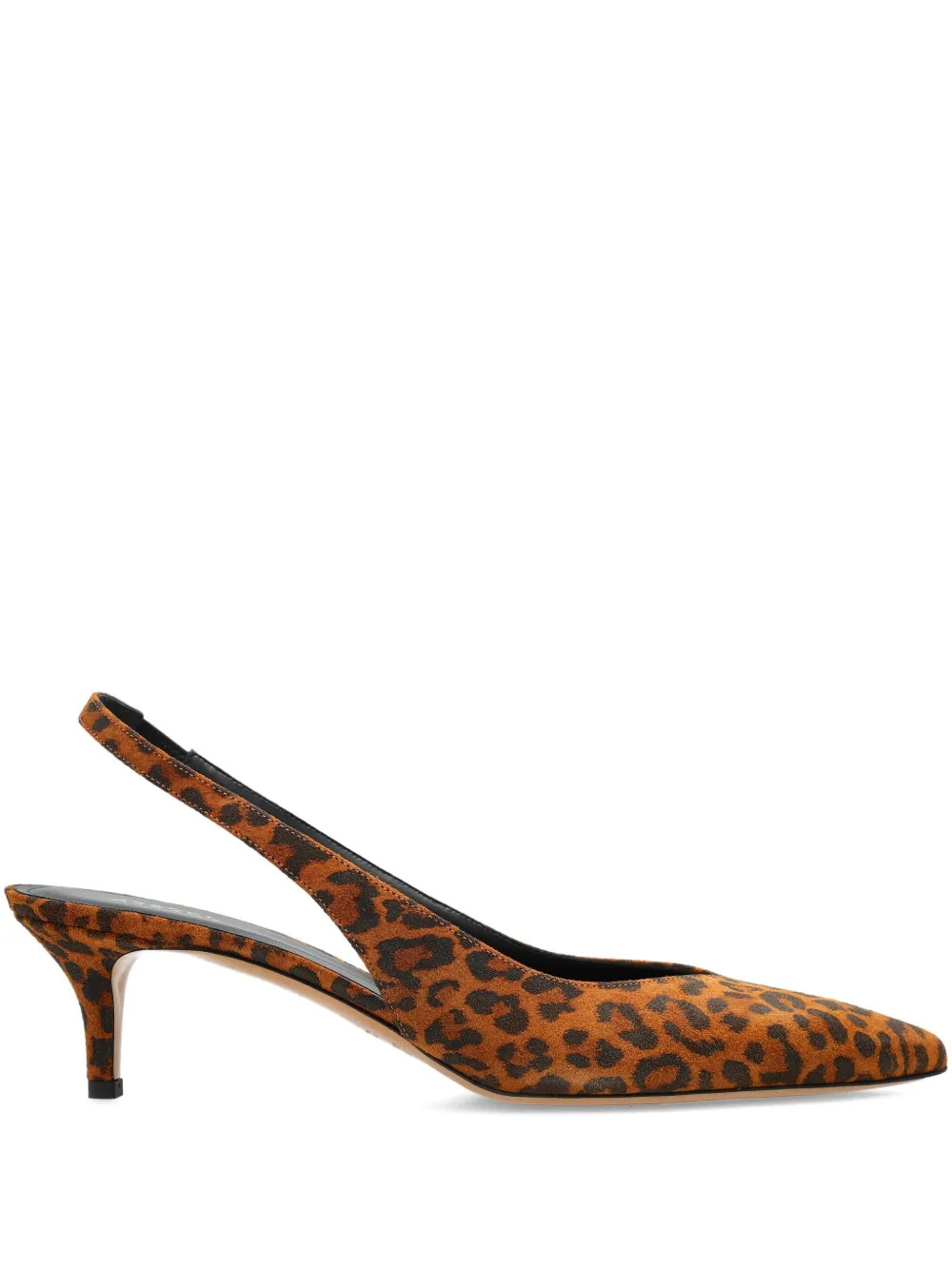 ISABEL MARANT 50mm leopard-print Slingback Pumps | Brown | FARFETCH FR | Farfetch Global