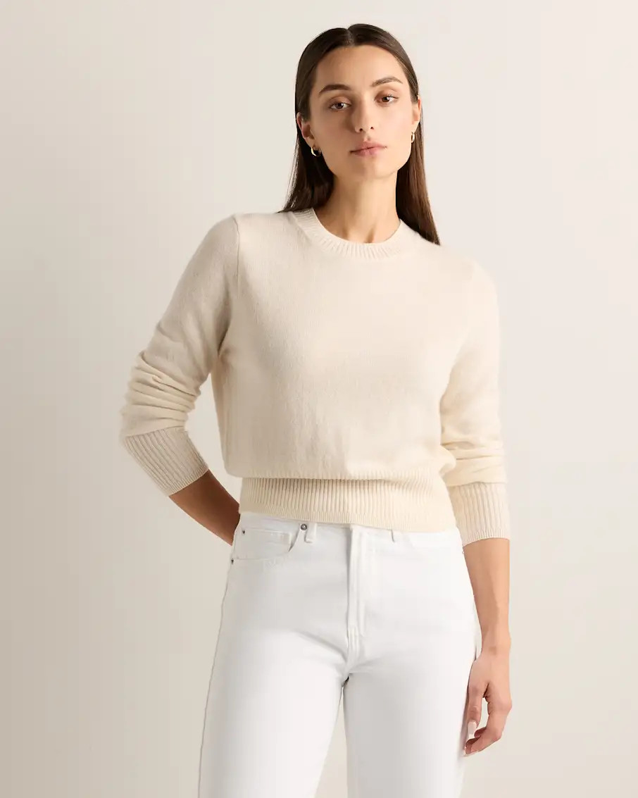 Mongolian Shrunken Cashmere Sweatshirt | Quince