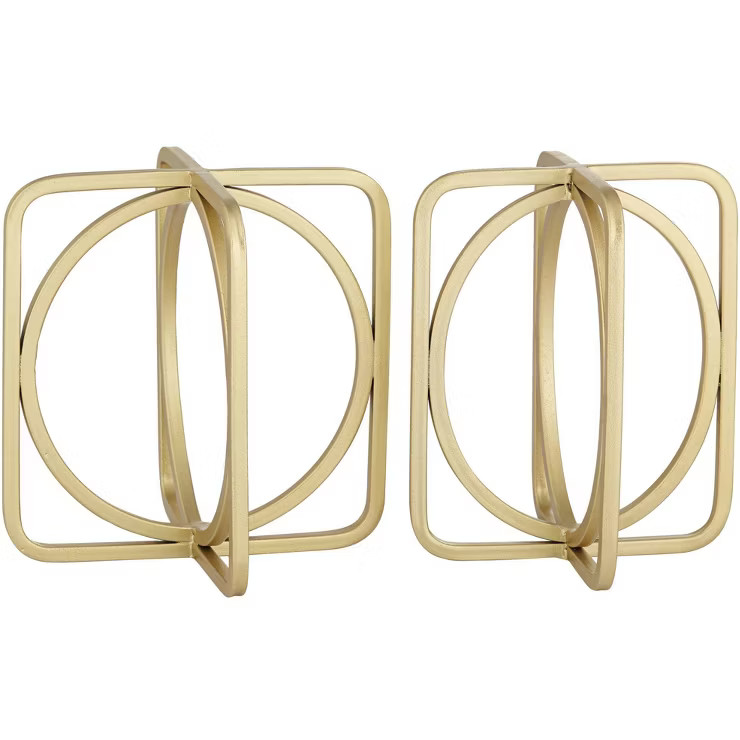 Studio 55D Suffolk Gold Metal Decorative Objects Set of 2 | Target