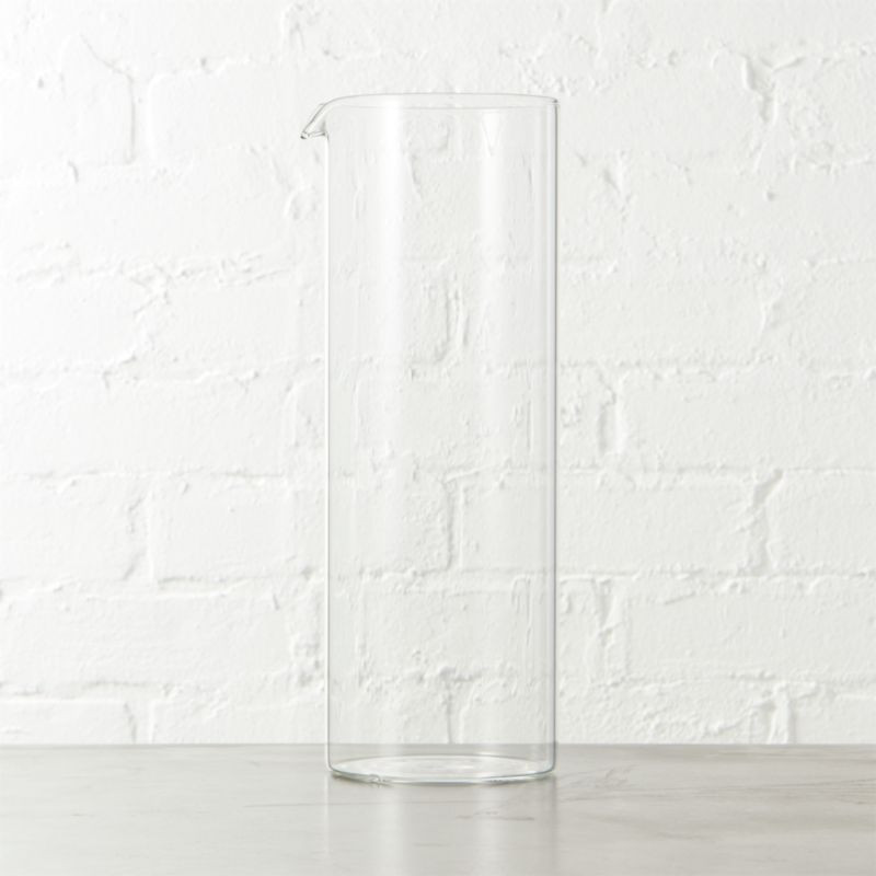 Beaker Large Glass Pitcher + Reviews | CB2 | CB2