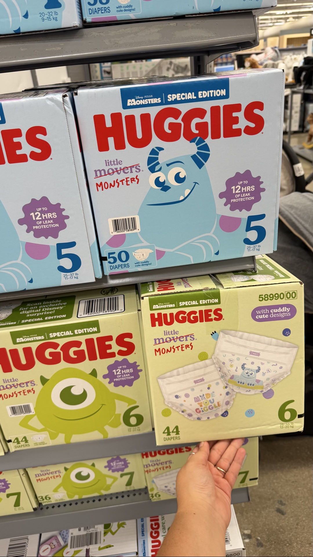 New adorable Monsters Inc. special addition HUGGIES dippers for your little ones !👶🏻🥰

Go check them out linking here, find them at Walmart🔗✨

#LTKmomlife #LTKBaby #LTKselfcare