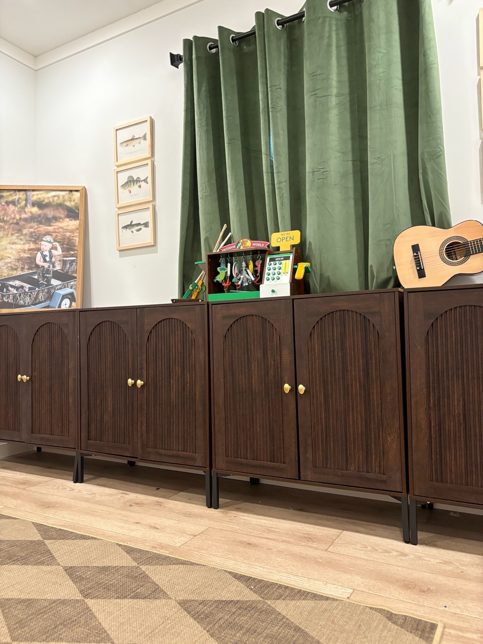 The cabinets I put in Landri’s play room are on sale for prime day!