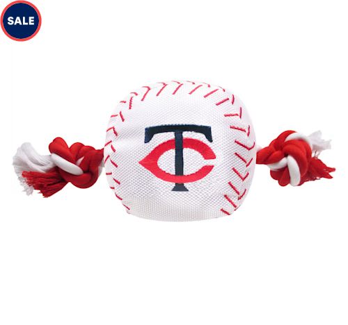 Pets First MLB Minnesota Twins Baseball Toy, Large | Petco