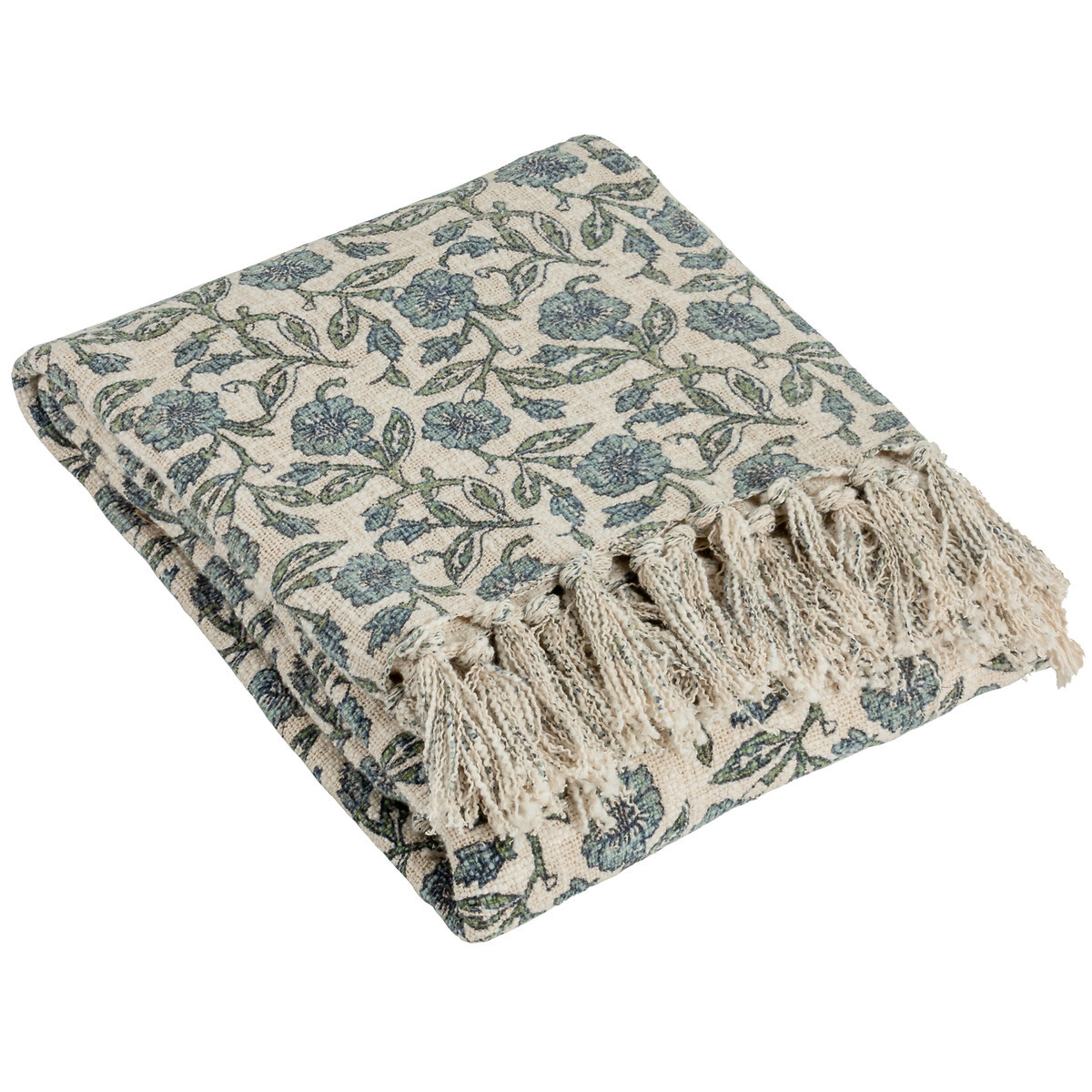 Delphine Printed Cotton Throw | La Redoute (UK)