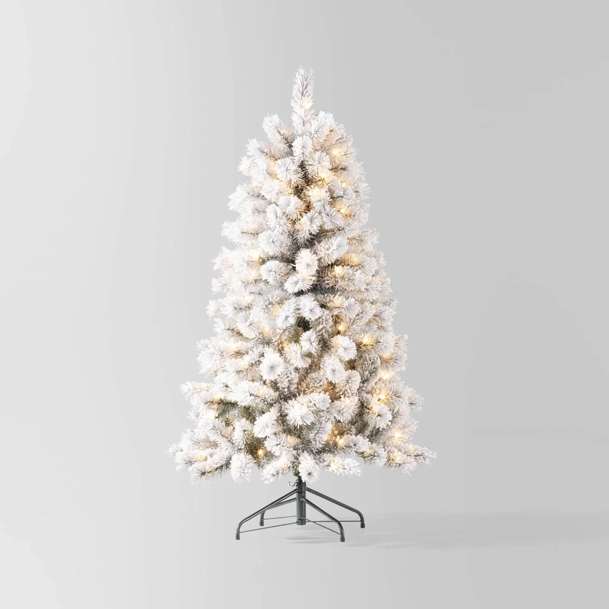 TargetHoliday ShopChristmasChristmas TreesShop all Wondershop4.5' Pre-lit Flocked Pine Artificial... | Target