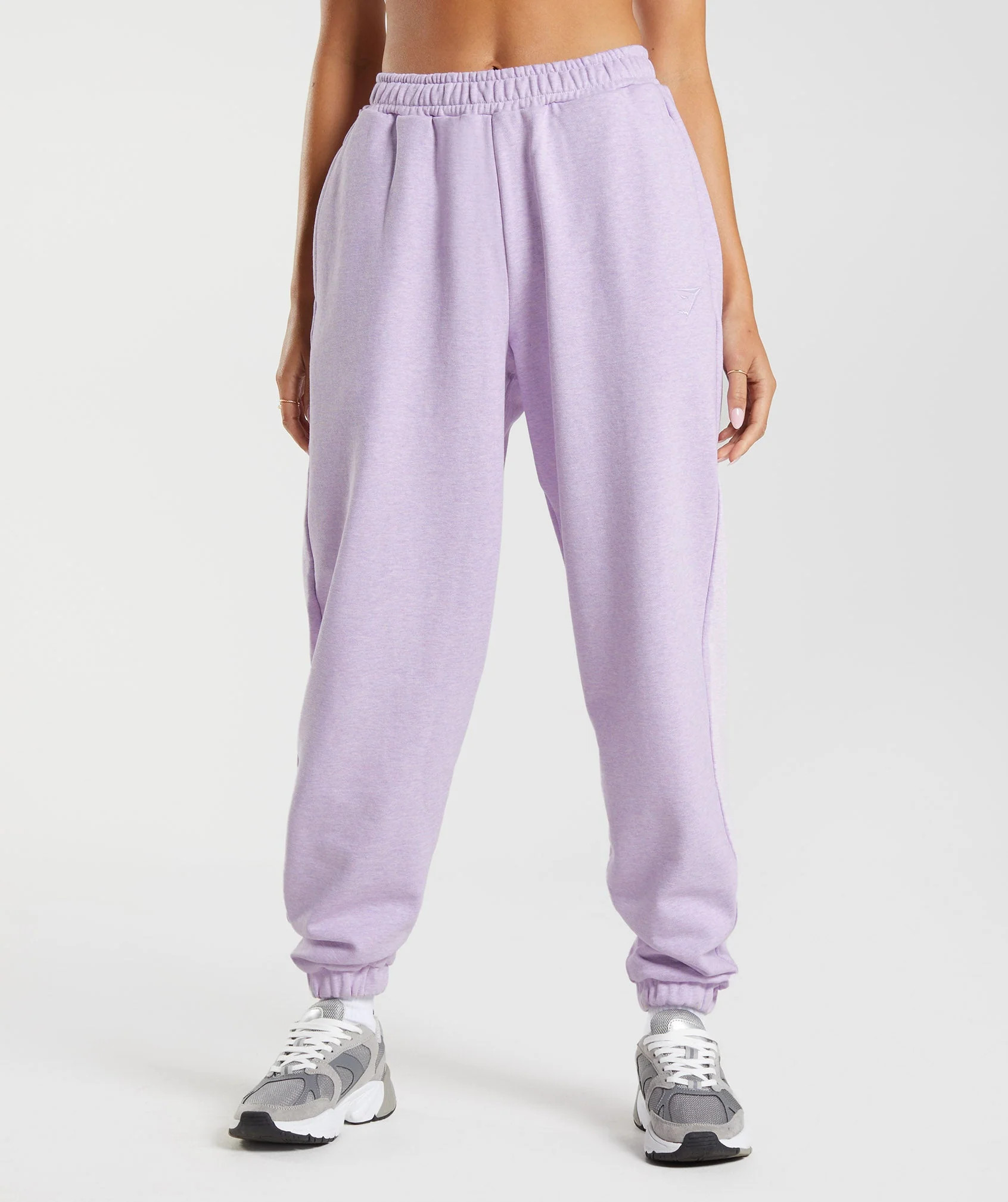 Gymshark Rest Day Sweats Joggers - Aura Lilac Marl | Gymshark US