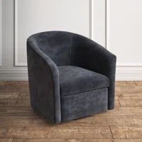 Hansell Upholstered Swivel Barrel Chair | Wayfair North America