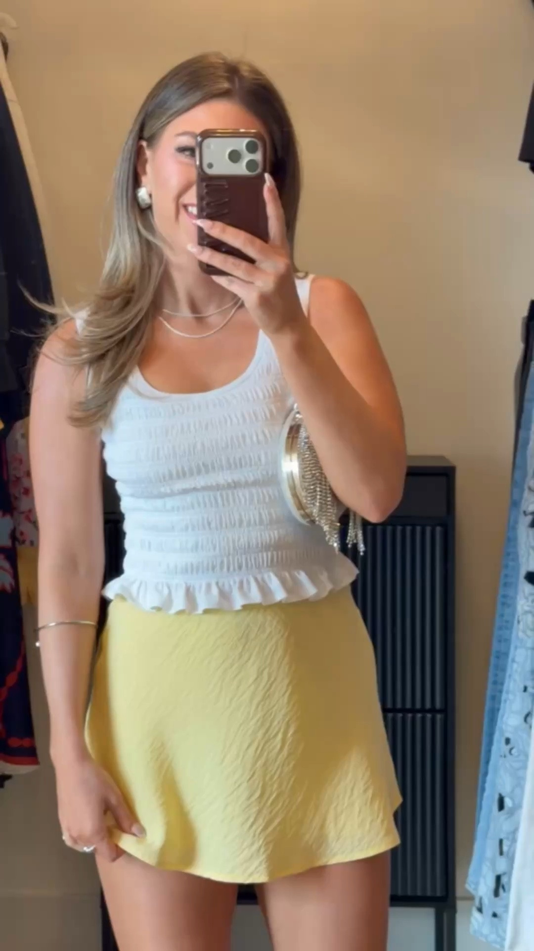 Abercrombie yellow skort styled with white smocked top for everyday wear

Wearing small top
i sized down to an xs skort 

Divi code: Emerson15
Vici code: emerson30

Spring looks
Summer outfit
Everyday
Casual
Workwear
Destination
Brunch
Lunch date
Shopping

#LTKSaleAlert #LTKgrwm #LTKootd
