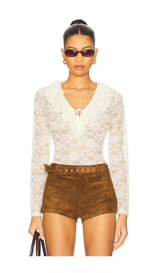 Elvie Top in Cream | Revolve Clothing (Global)