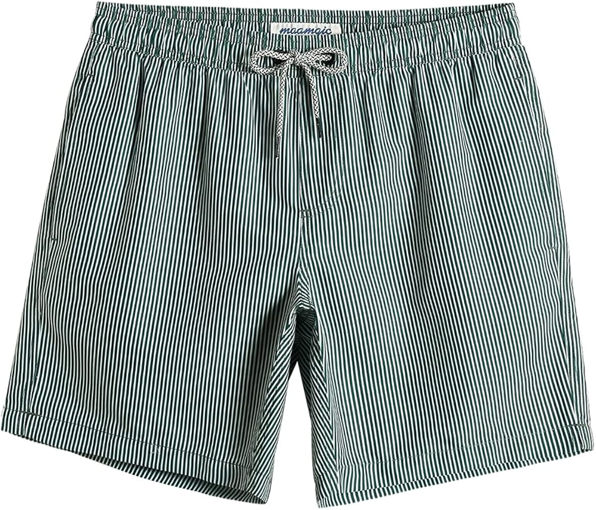 maamgic Mens Swim Trunks 7 Inch Bathing Suits Quick Dry Mesh Lining Swimsuits | Amazon (US)