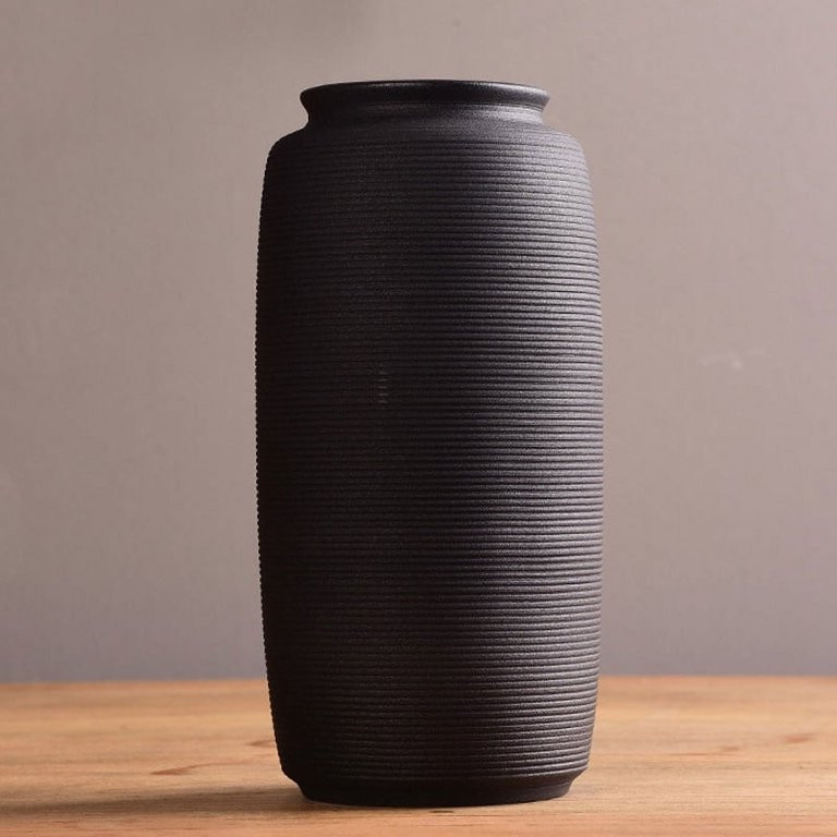 New Chinese Style Pure Handmade Creative Ceramic Brushed Vases Home Furnishing Decoration Flower ... | Walmart (US)