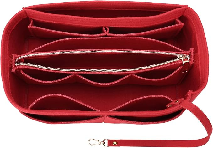 OPPOSHE Purse Organizer Insert for Handbags, Softened Felt Bag Insert Organizer for Tote, Handbag... | Amazon (US)