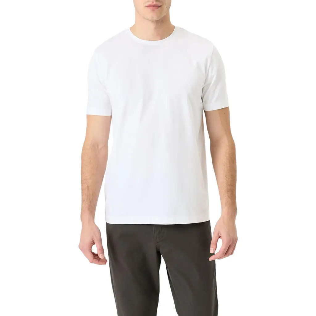 Pact Luxe Essential Classic Fit Crewneck Tee Made With Organic Cotton in White at Nordstrom, Size Medium | Nordstrom