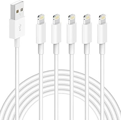 iPhone Charger,5 Pack (6 FT) MBYY [Apple MFi Certified] Charger Lightning to USB Cable Compatible... | Amazon (US)