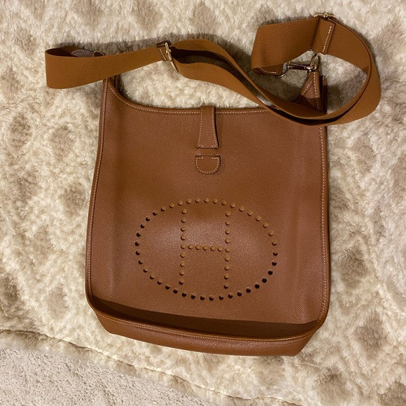 Hermes Evelyn GM Brown leather Shoulder bag | Poshmark