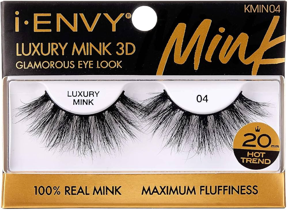i-ENVY False Lashes Luxury Mink Collection Eyelashes 100% Real Mink Glamorous Eye Look Lashes Max... | Amazon (US)