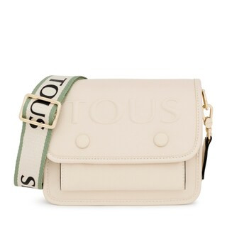 Small beige TOUS La Rue Audree Crossbody Bag | TOUS USA