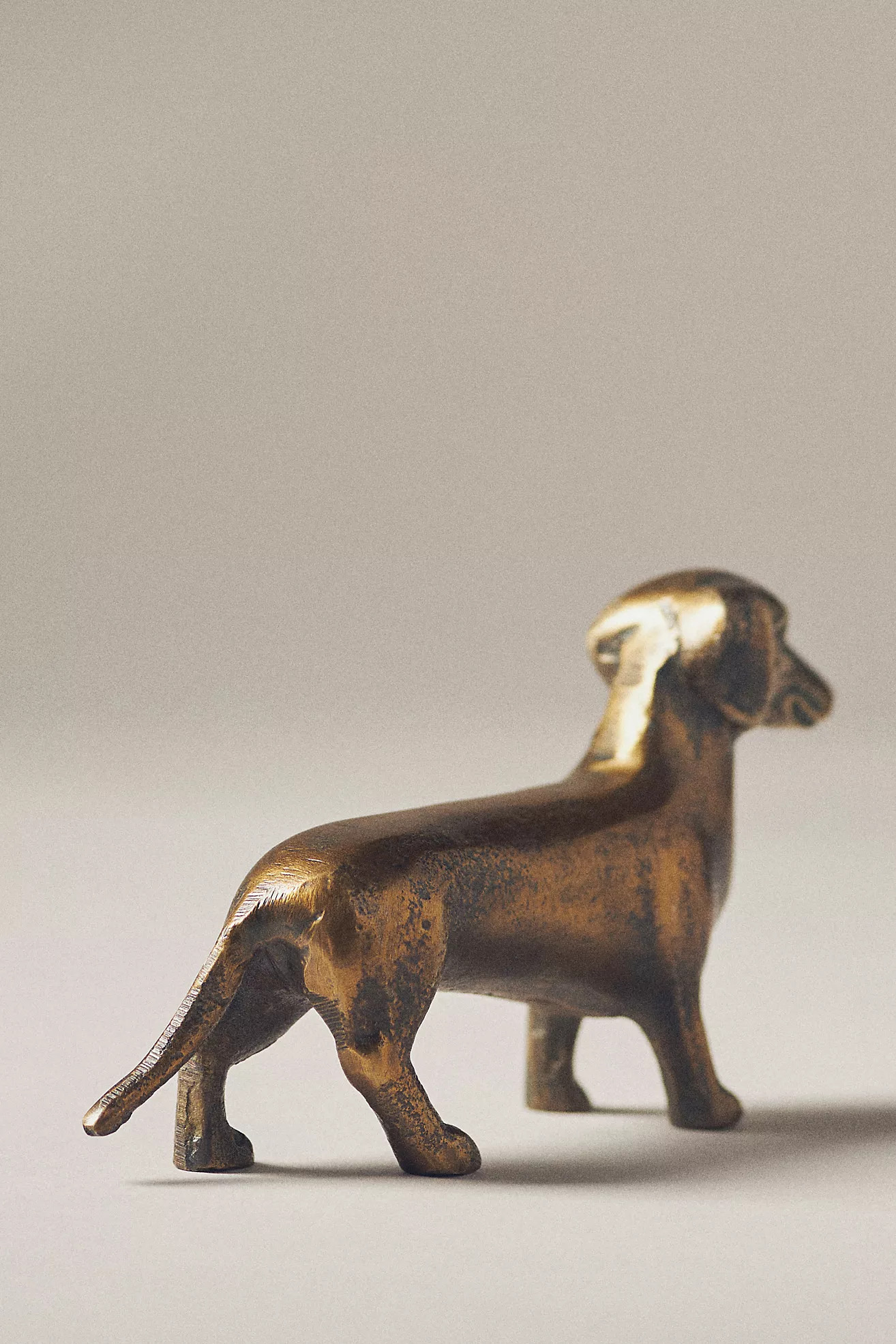 Dachshund Bronze Metal Decorative Object | Anthropologie (US)