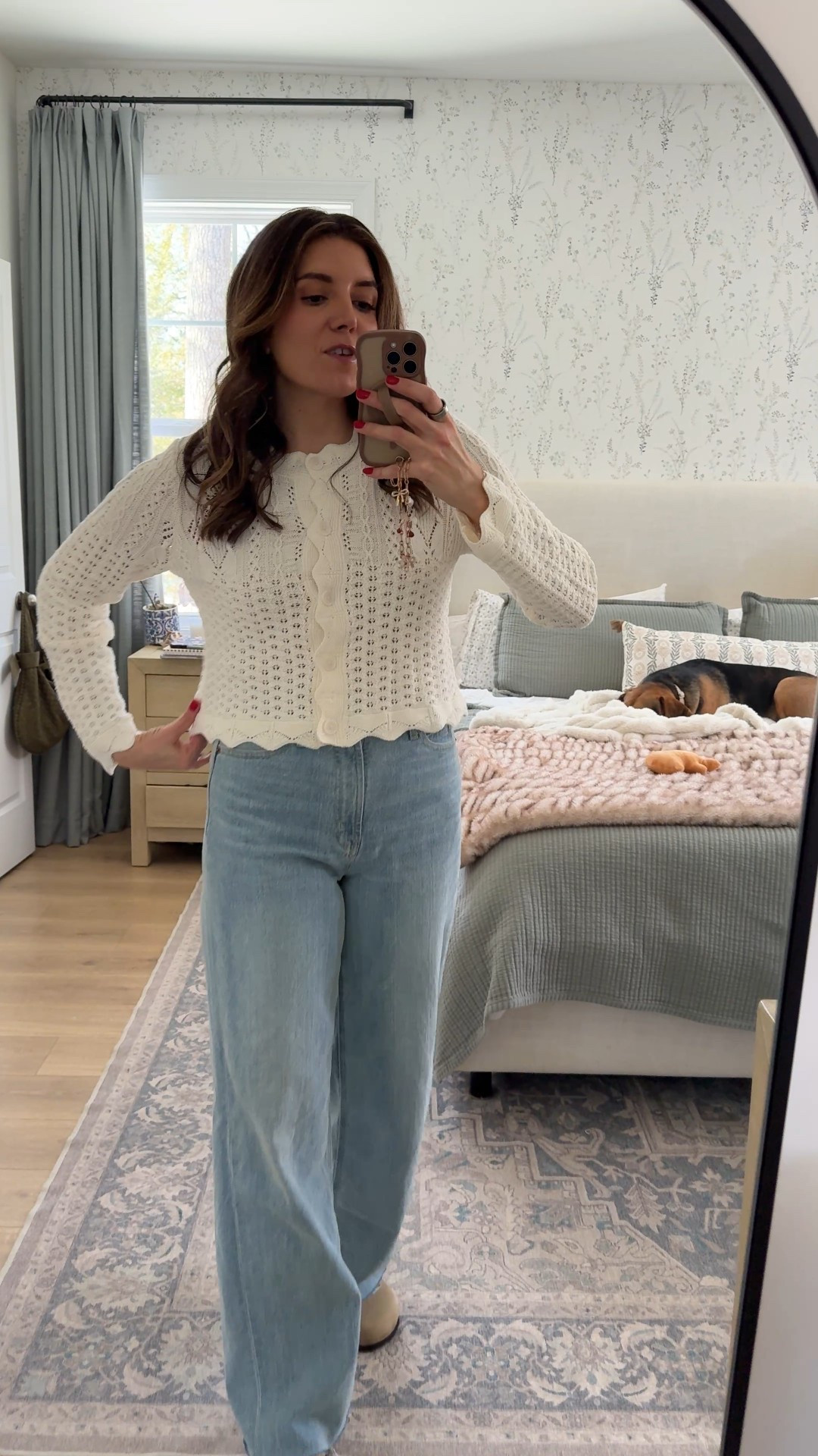 Most shopped top of the month: this crochet cardigan is from Target but looks like it could be from
Anthro!! Tts. Relaxed fit. 👌🏼

#LTKOver40