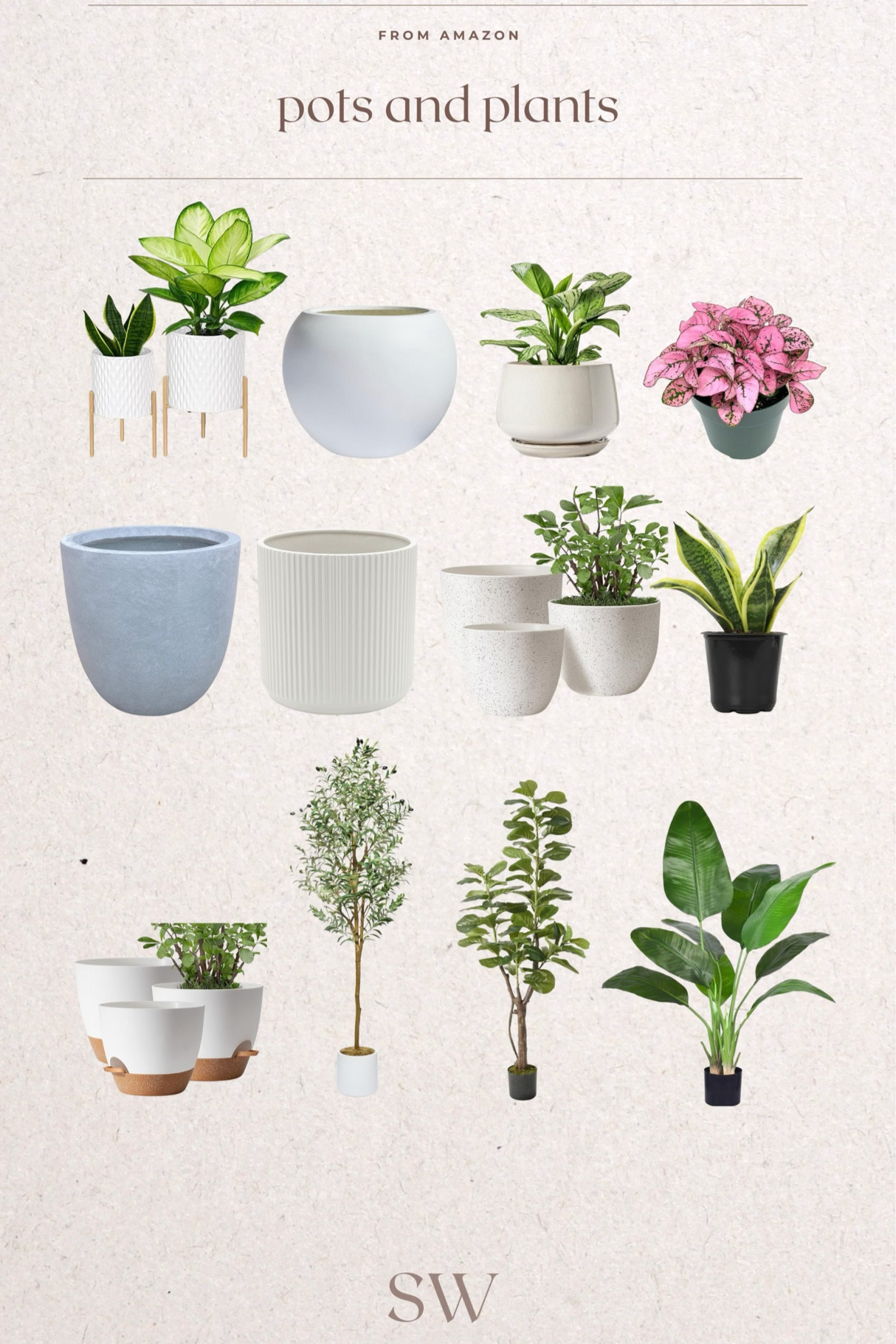 Pots and plants from Amazon! 🌿

#LTKFindsUnder100 #LTKHome #LTKStyleTip