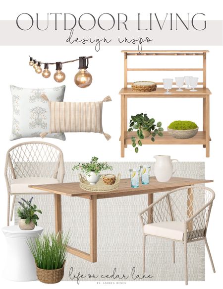Outdoor Living- Design Inspo! Save 20% off this Target Patio collection! Just in time for an outdoor refresh. 

#homedecor #patiofurniture #outdoordecor

#LTKhome #LTKSeasonal #LTKsalealert