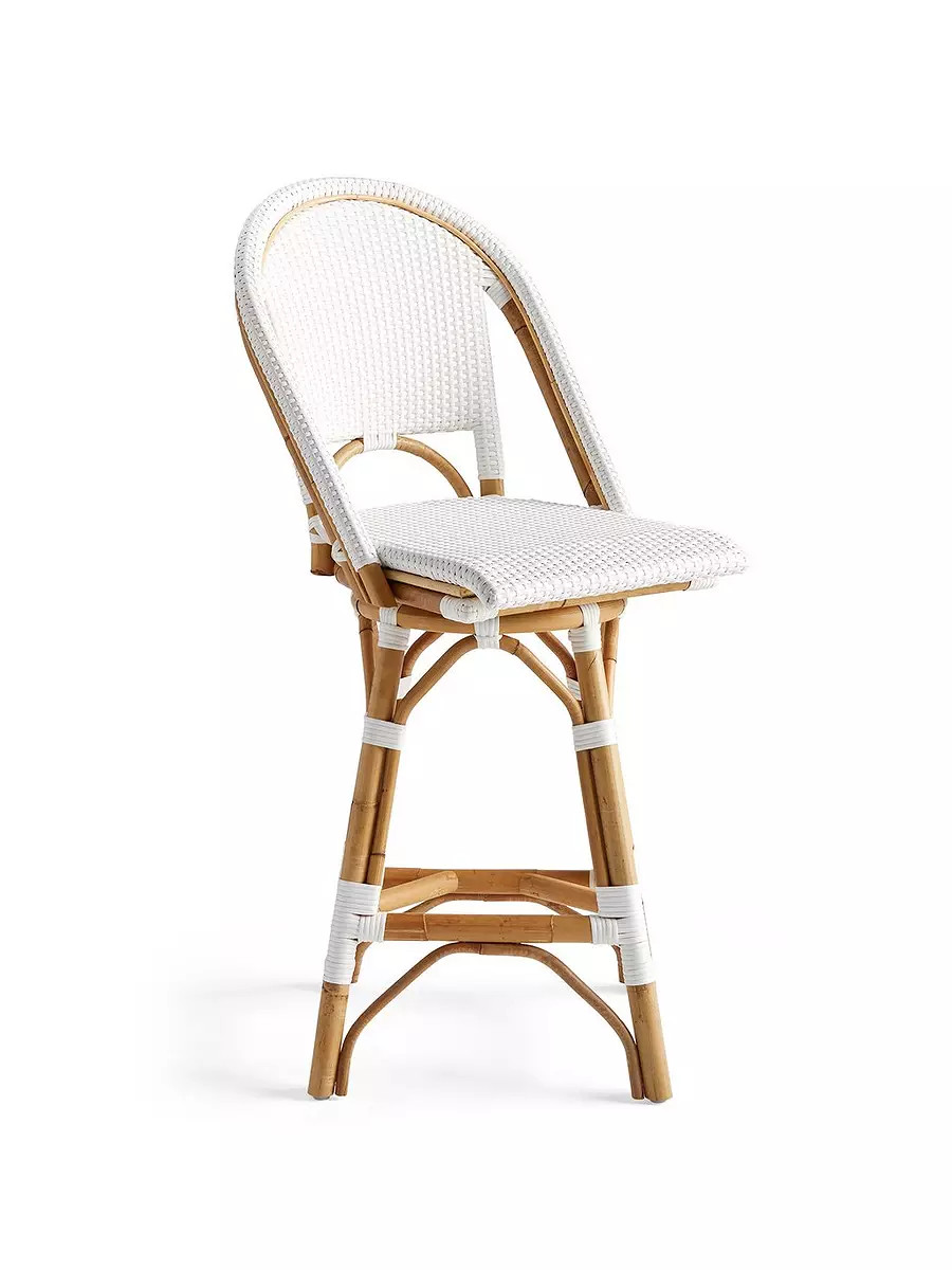 Riviera Rattan Bar & Counter Stools | Serena and Lily