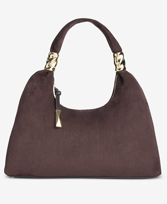 Nyrah Large Suede Hobo | Macy's