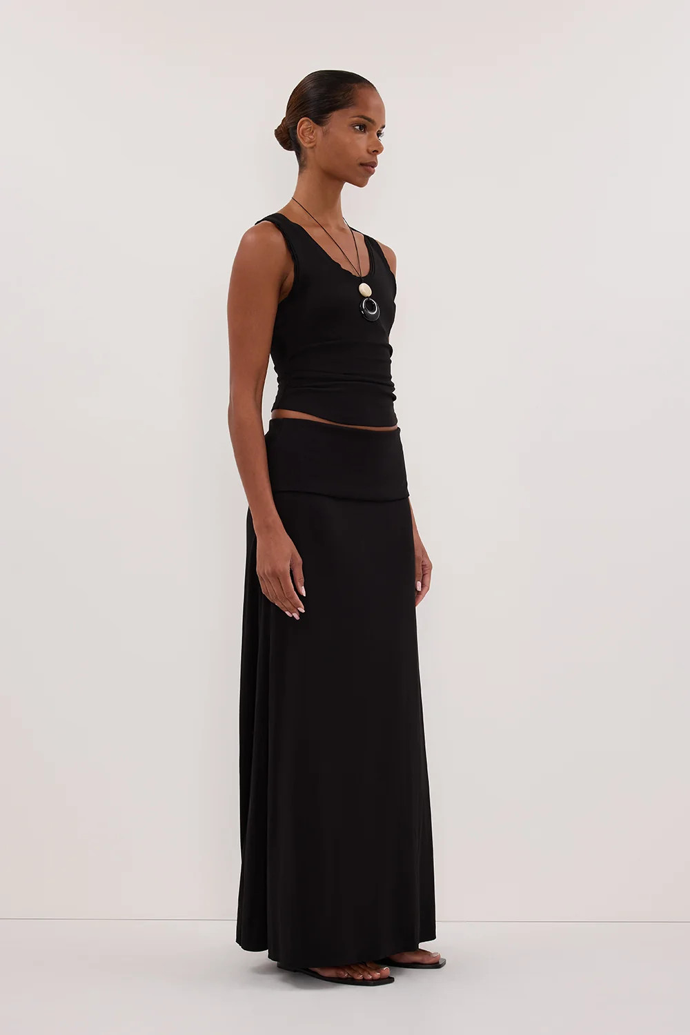 JULIE BLACK MODAL BLEND TANK | DISSH