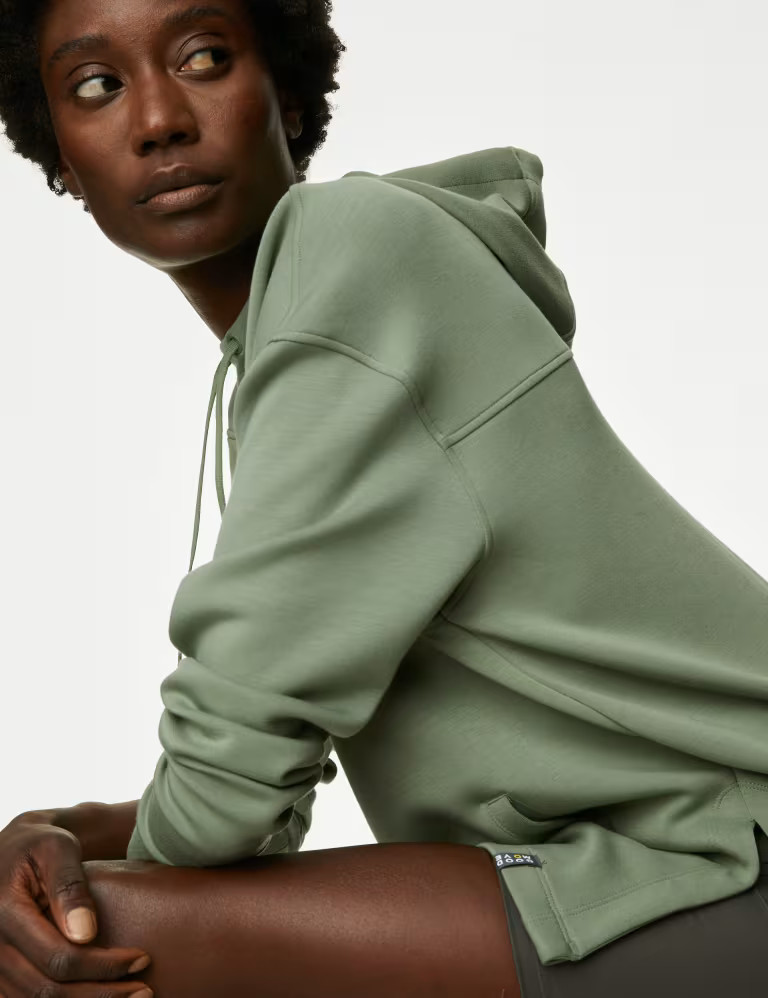 Hooded Relaxed Long Sleeve Yoga Hoodie | Marks & Spencer (UK)