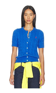 면 반팔 가디건 스웨터
                    
                    Polo Ralph Lauren | Revolve Clothing (Global)