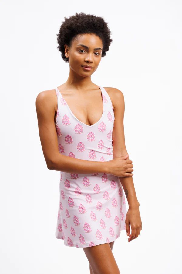 The Camilla Dress - Pinkberry Block | Smith and Quinn