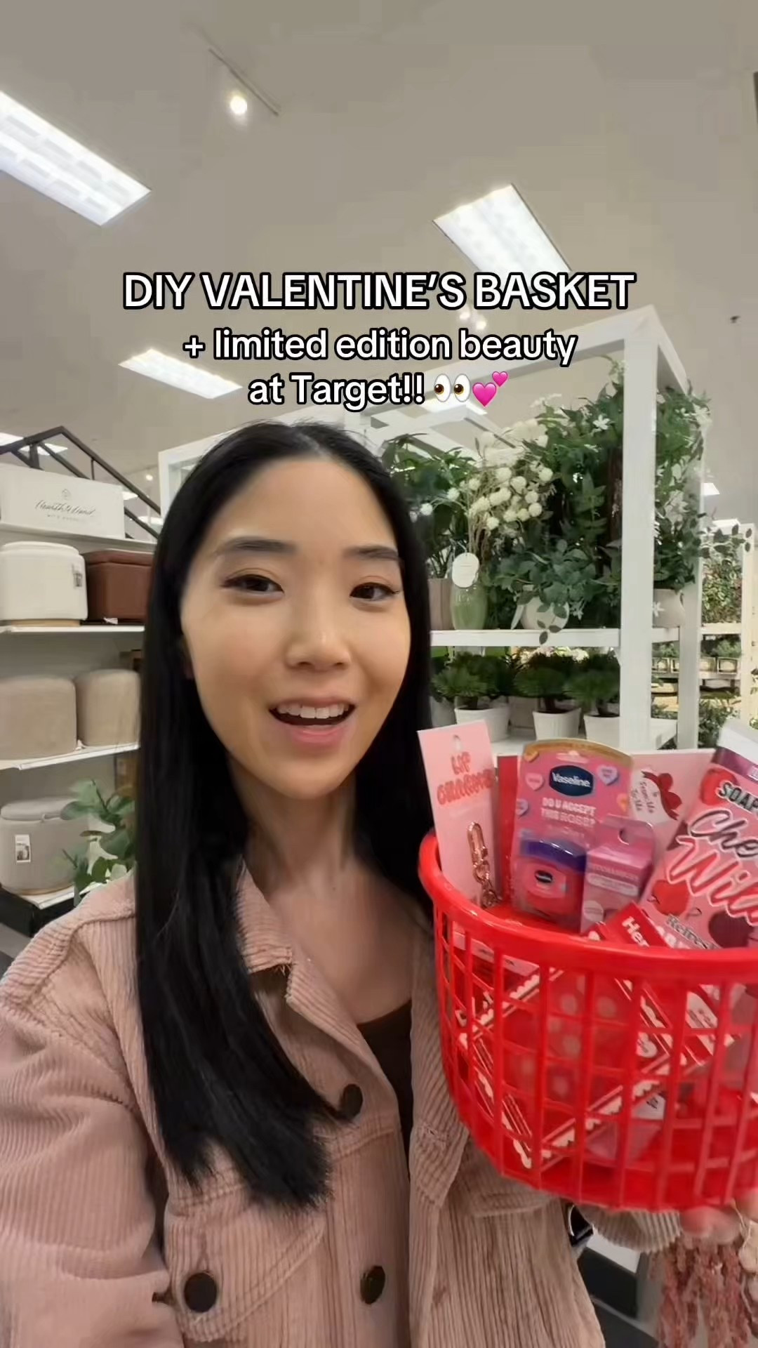 Here’s how to make the perfect valentine’s day basket with new limited edition beauty items at Target!!🩷💋 

#target #targetfinds #targetbeauty #makeup #skincare #beauty #valentine #valentinesday #valentines #galentines #valentinesdaygift #giftguide #grwm 

#LTKBeauty #LTKgrwm #LTKValentine