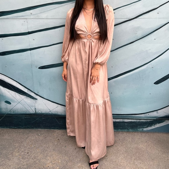 boho dusty pink maxi dress | Poshmark