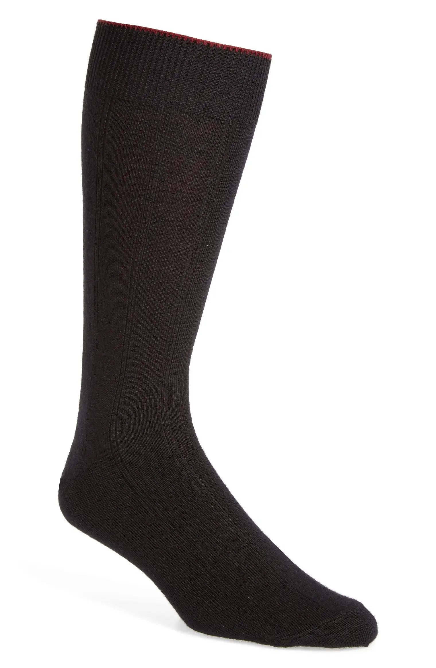 Rib Wool Blend Dress Socks | Nordstrom