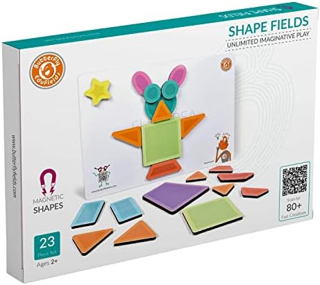 Magnetic Shape Puzzles for Kids | Travel friendly Fun Learning Toy for Toddlers, 2+ years | 23 Shape | Amazon (US)