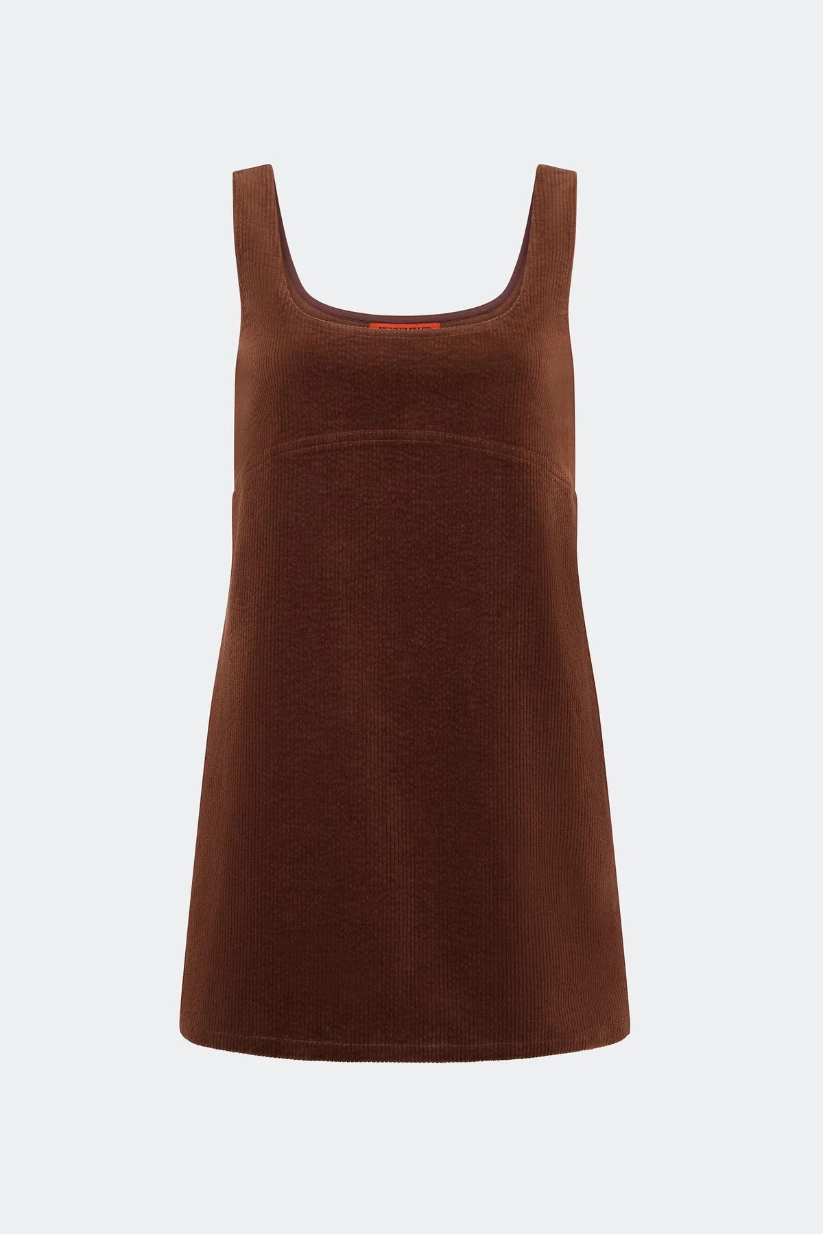Sahara
           Corduroy Mini Dress In Choco Brown | Simon Miller