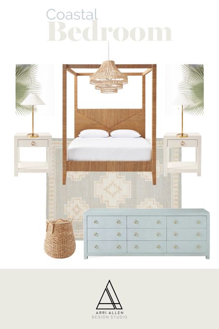 Cozy up in this serene coastal bedroom. Woven textures, neutral colors, and natural art complete the look. 

#LTKsalealert #LTKhome #LTKFind