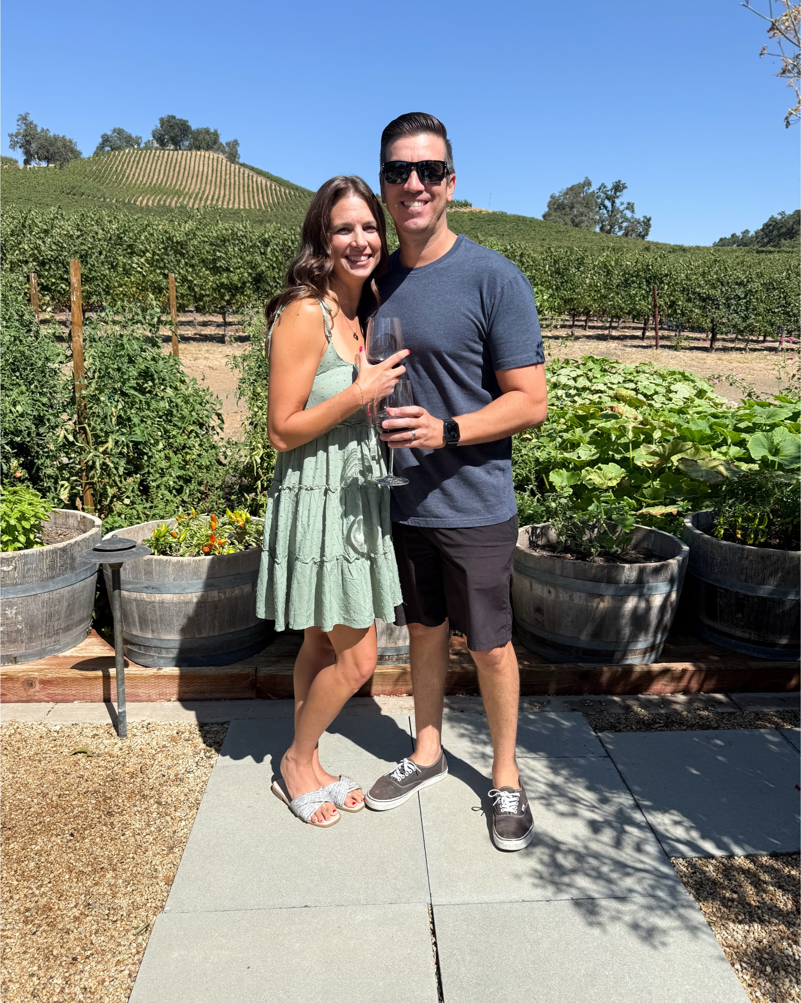 Sipping, styling, and soaking in vineyard views — but my best accessory today is my hubby by my side. 

#LTKSeasonal #LTKTravel #LTKFindsUnder50