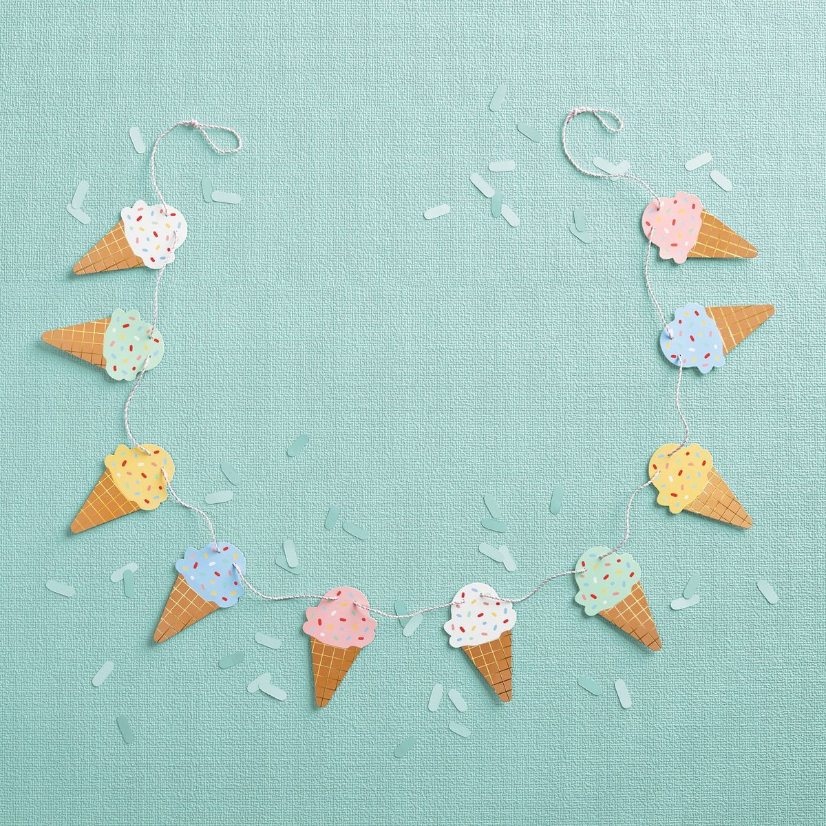 Ice Cream Garland with Gold Metallic - Spritz™ | Target